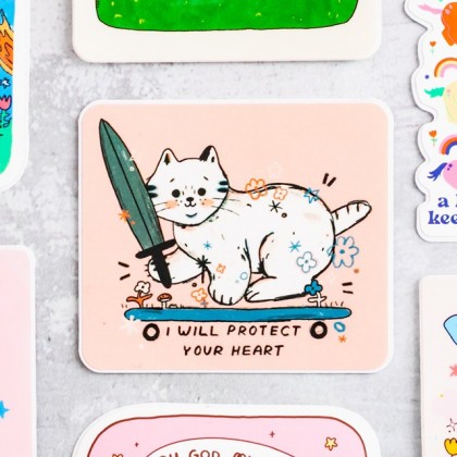 Grand sticker - I will protect your heart