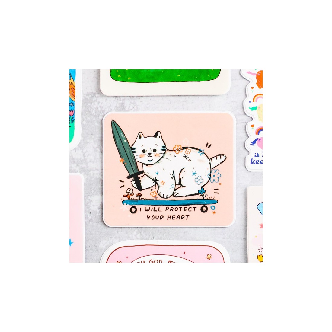 Large sticker - I will protect your heart