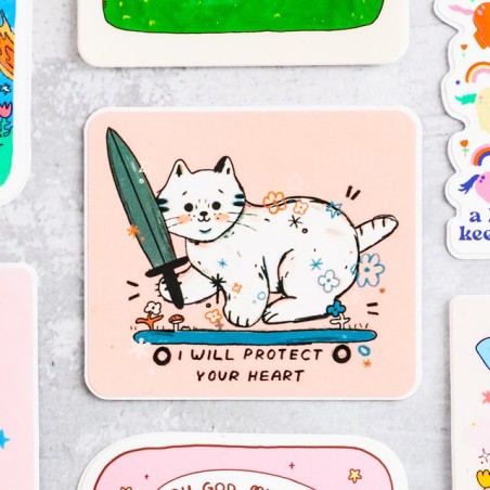 Grand sticker - I will protect your heart