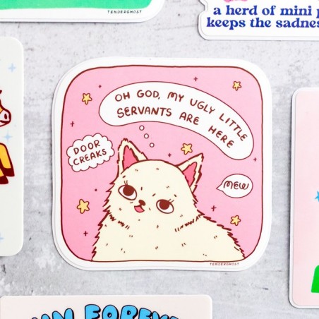 Grand sticker - Mean kitty