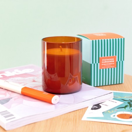 Bougie parfumée - Pistache + cardamome