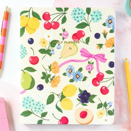 Agenda perpétuel - Flower and fruit