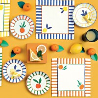 Set de serviettes en coton - Citrus burst