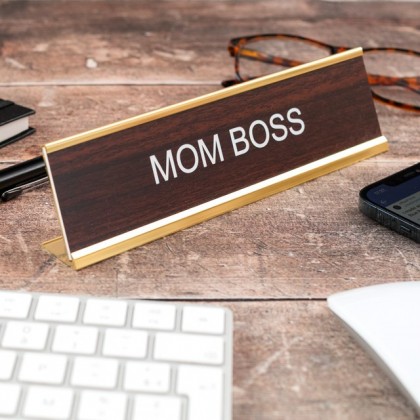 Chevalet de bureau - Mom boss