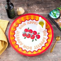Plateau en métal - Bon appétit (tomates)