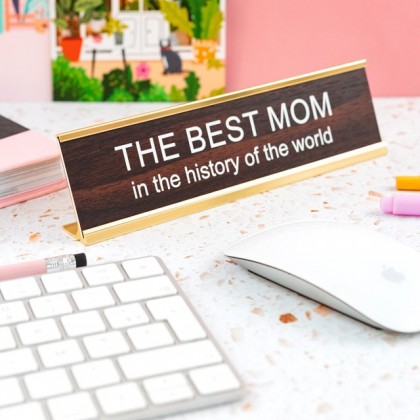 Chevalet de bureau - The best mom 