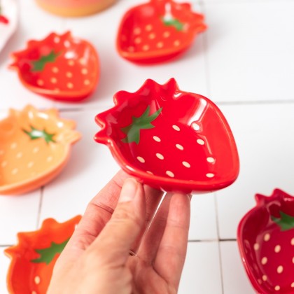 Set de 6 coupelles - Fraises 