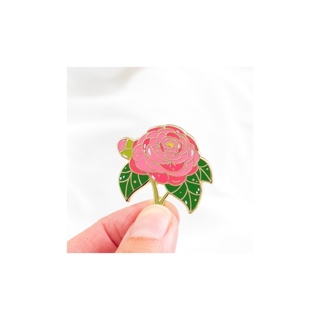 Pin's - Camélia japonais