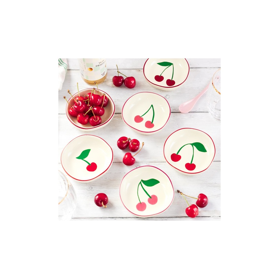 Set de 6 coupelles - Very cherry 