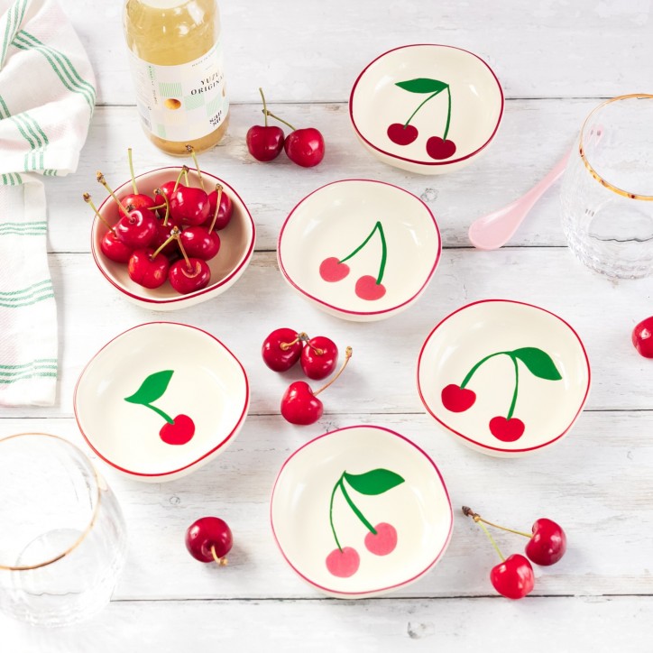 Set de 6 coupelles - Very cherry 
