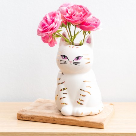 Vase chat - Catnip
