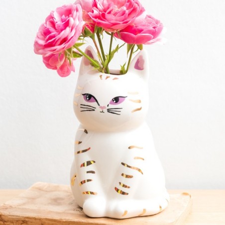 Vase chat - Catnip
