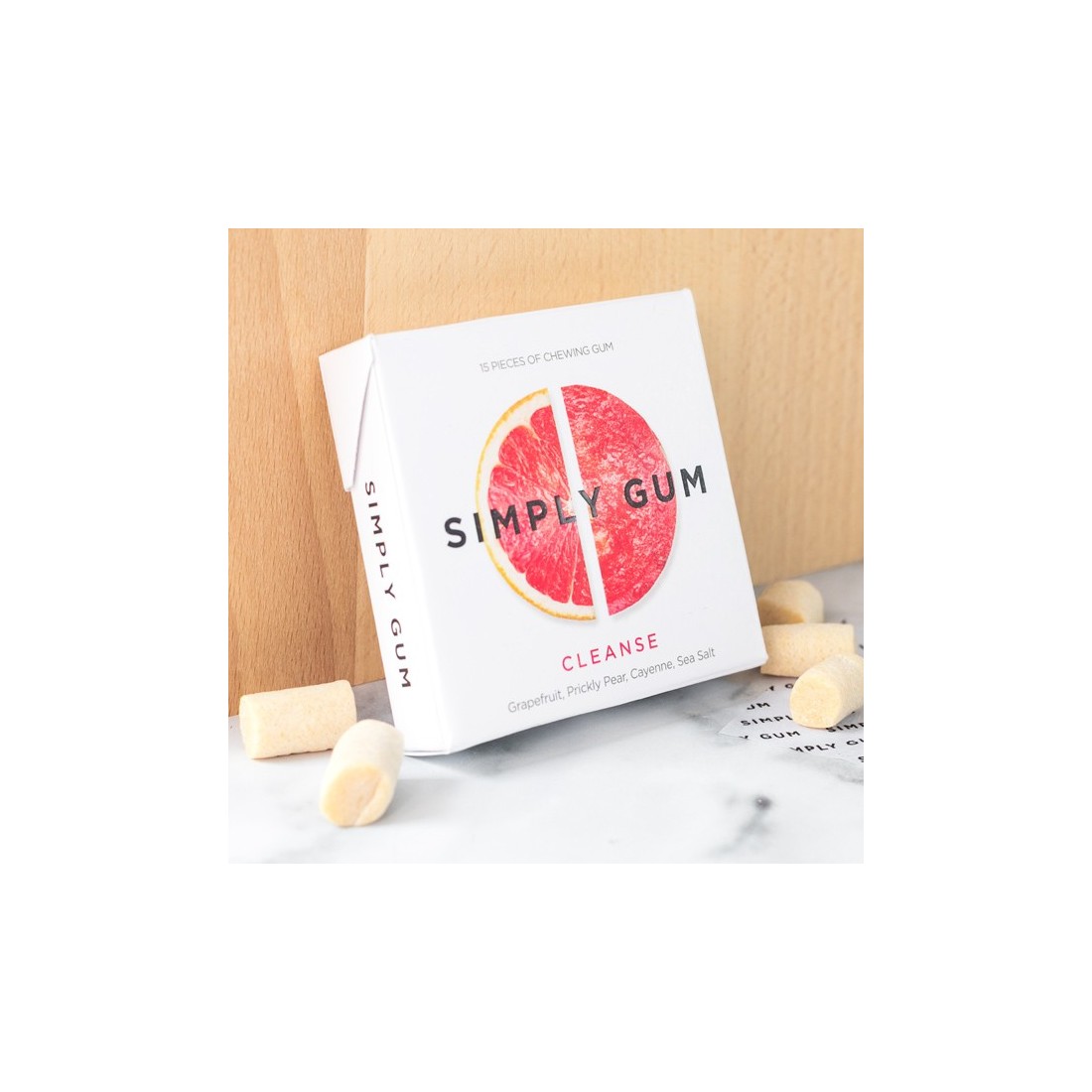 Chewing-gums Simply gum - Cleanse (pamplemousse)