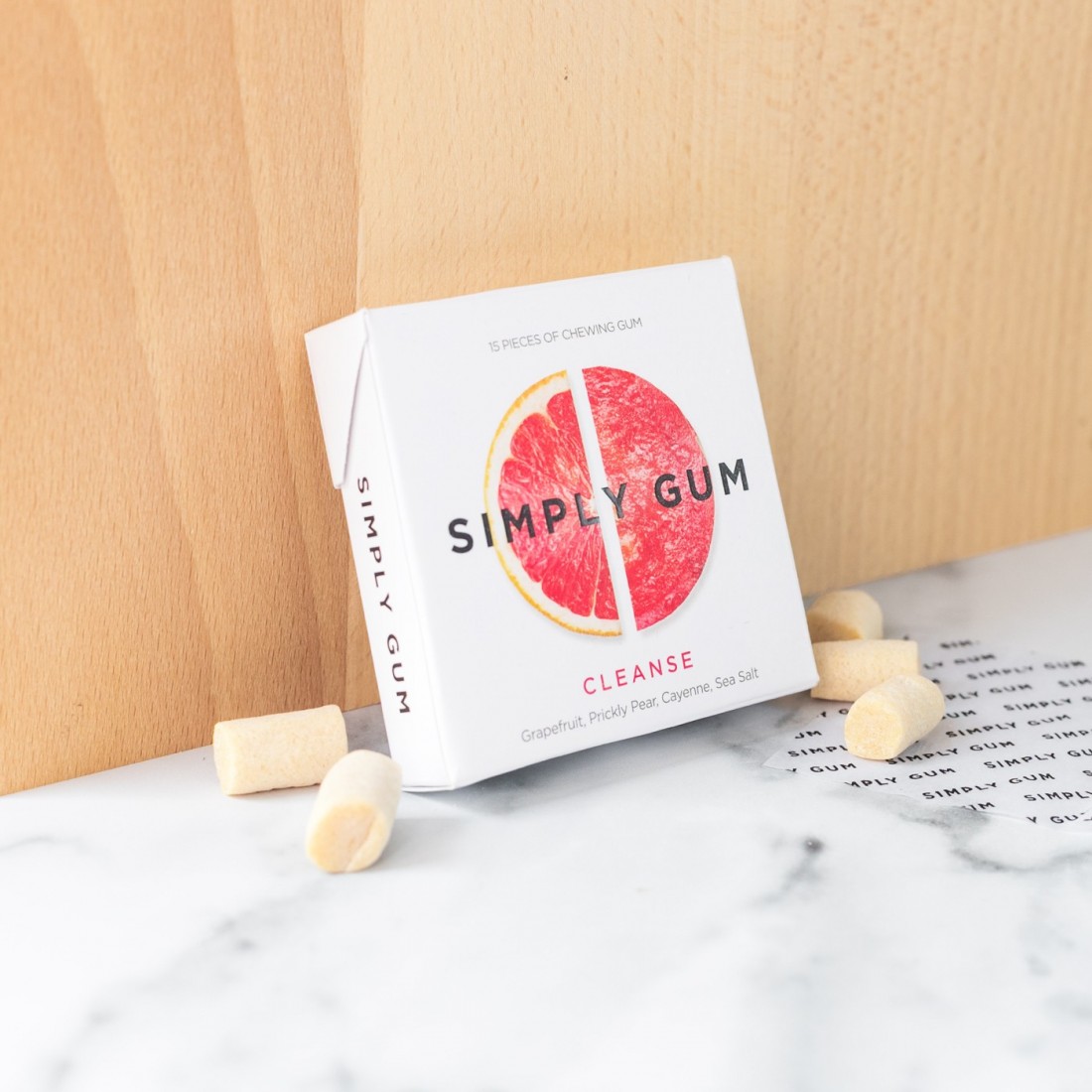 Chewing-gums Simply gum - Cleanse (pamplemousse)