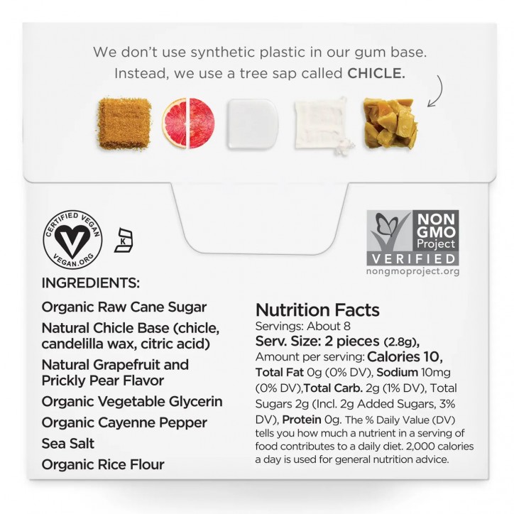 Chewing-gums Simply gum - Cleanse (pamplemousse)