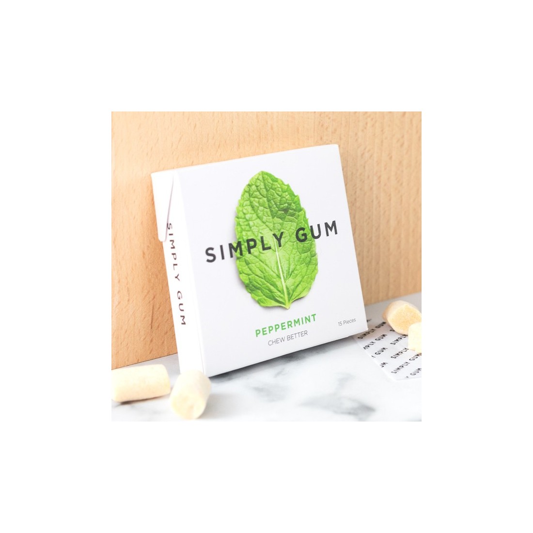 Chewing-gums Simply gum - Menthe poivrée