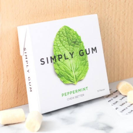 Chewing-gums Simply gum - Menthe poivrée