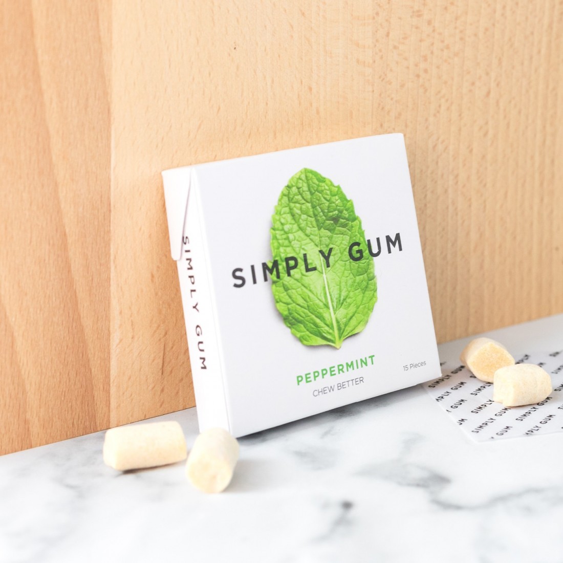 Chewing-gums Simply gum - Menthe poivrée