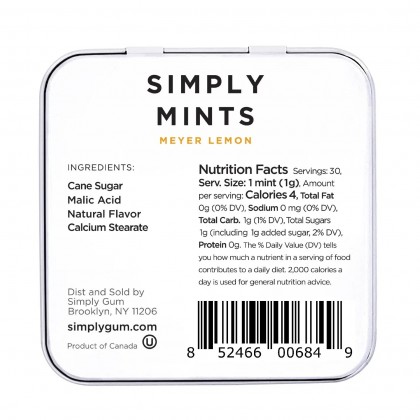 Bonbons Simply mint - Citron Meyer