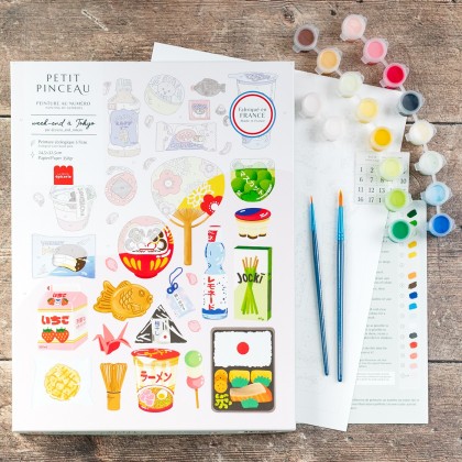 Kit de peinture au numéro - Week-end à Tokyo