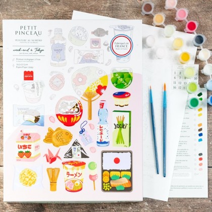 Kit de peinture au numéro - Week-end à Tokyo