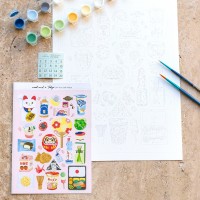 Kit de peinture au numéro - Week-end à Tokyo