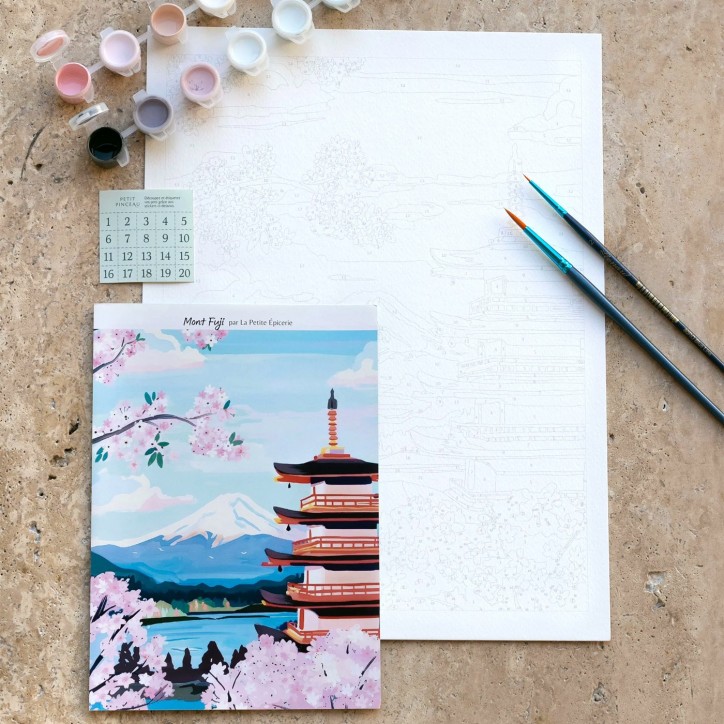 Paint by numbers kit - Mont Fuji