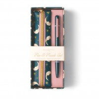 Set de trousse et stylo - Teal moon