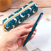 Set de trousse et stylo - Teal moon