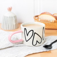 Mug en grès - Big hearts