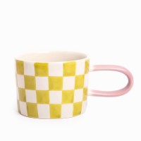 Mug en grès - Green check