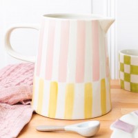 Carafe / grand vase - Offset stripe