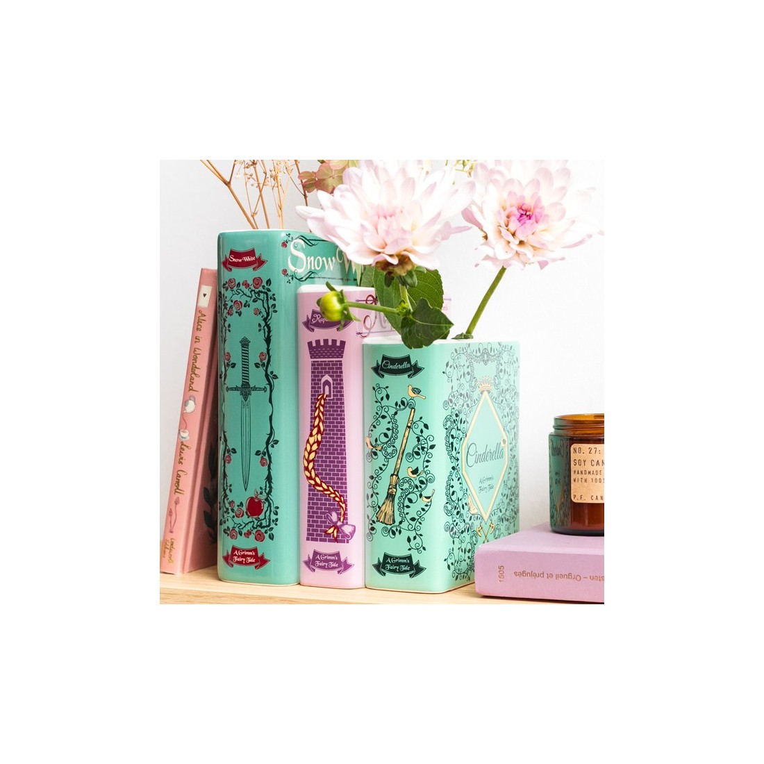 Vase triple livres - Contes de Grimm