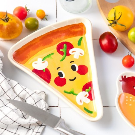 Assiette Funny Food - Pizza