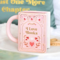 Book shaped mug - I love books