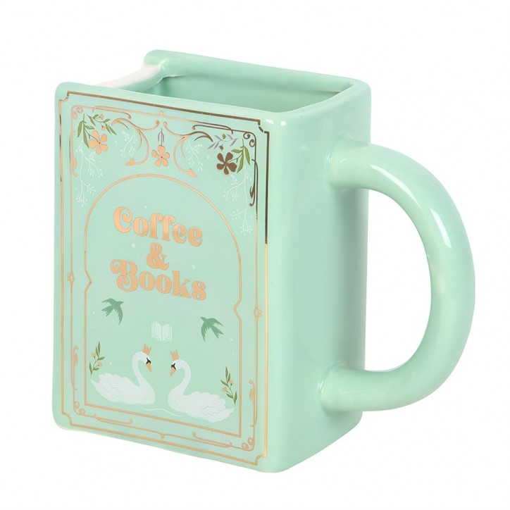 Book shaped mug - Coffee & books