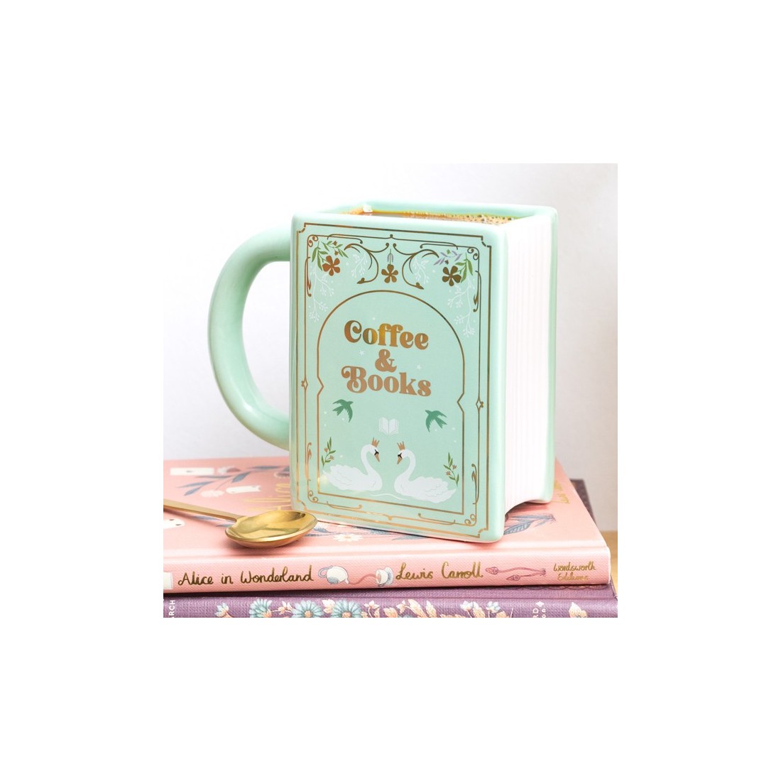 Book shaped mug - Coffee & books