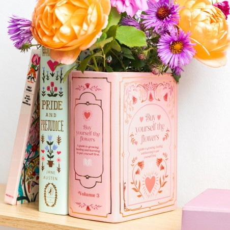 Book vase - Buy yourself the flowers