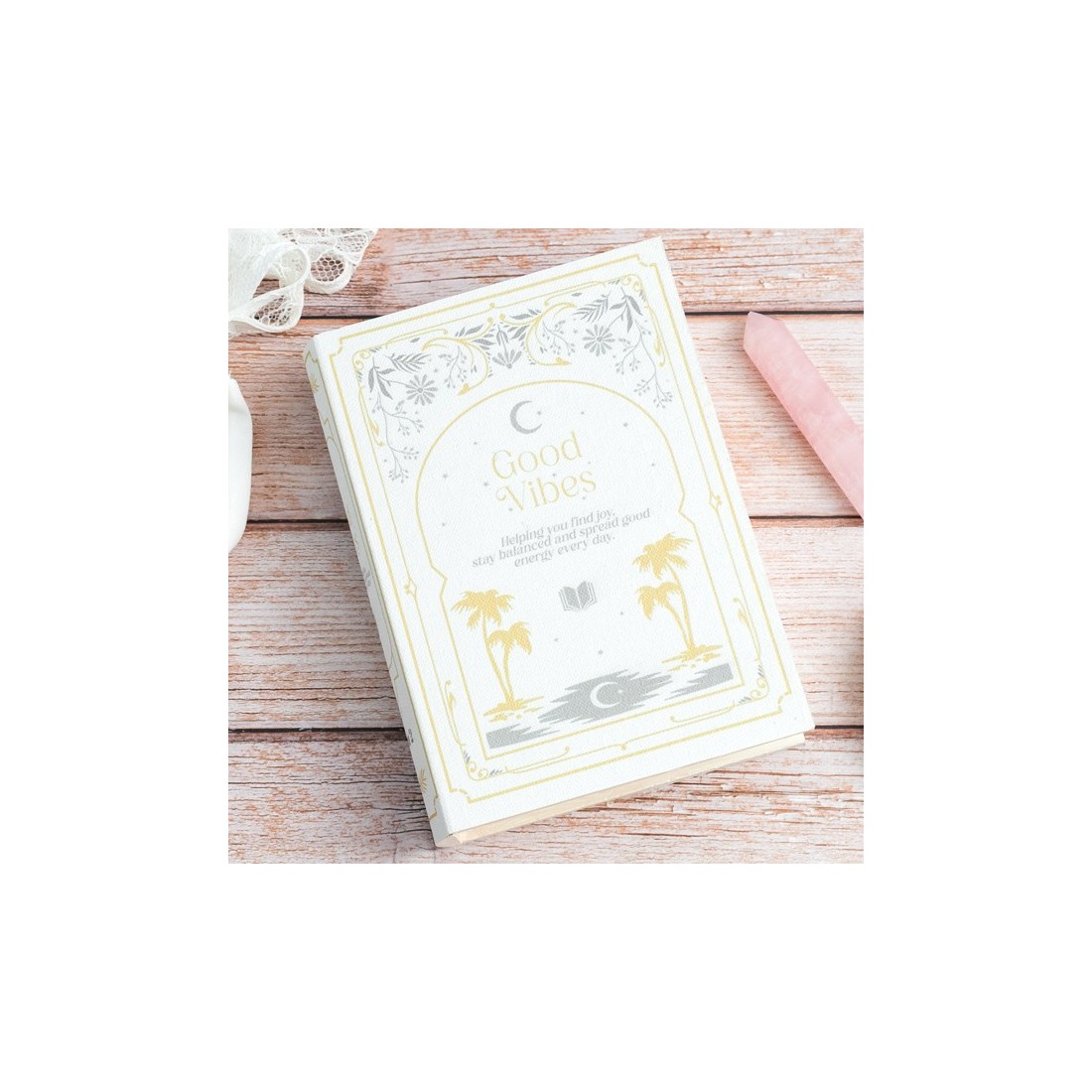 Boîte de rangement livre - Good vibes