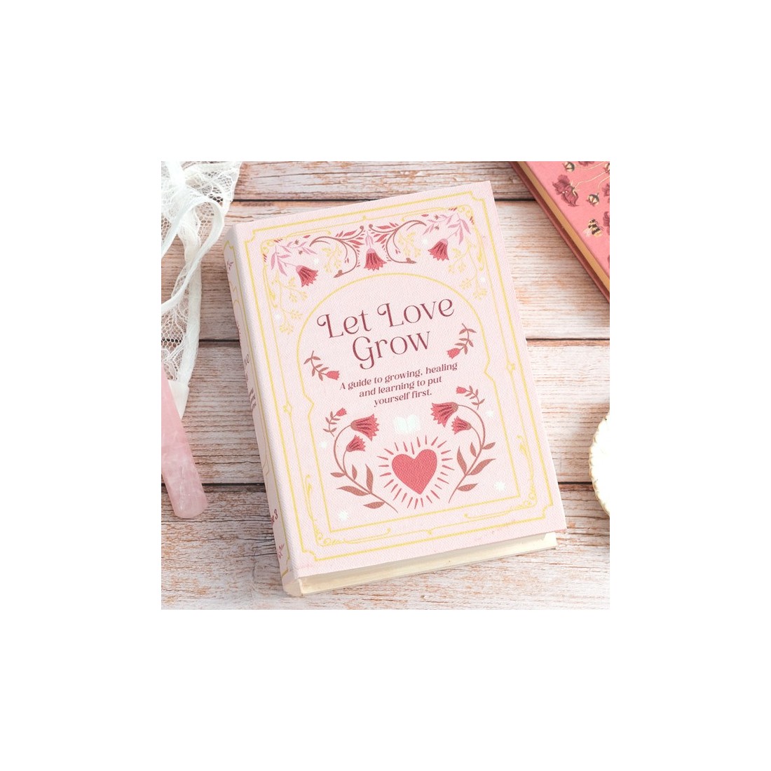 Boîte de rangement livre - Let love grow
