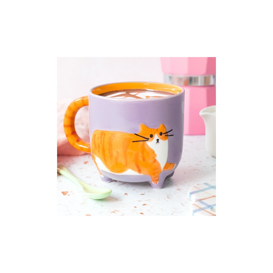 Grand mug - Chat roux