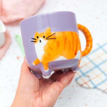 Grand mug - Chat roux