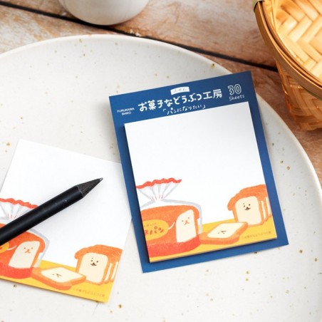 Bloc de notes adhésives - Bread dogs - Import Japon