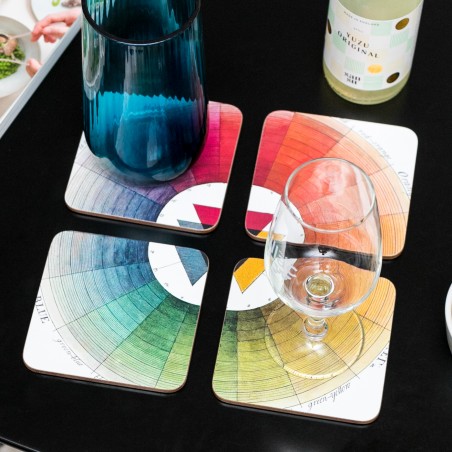 Sous-verres Curios - Colour theory