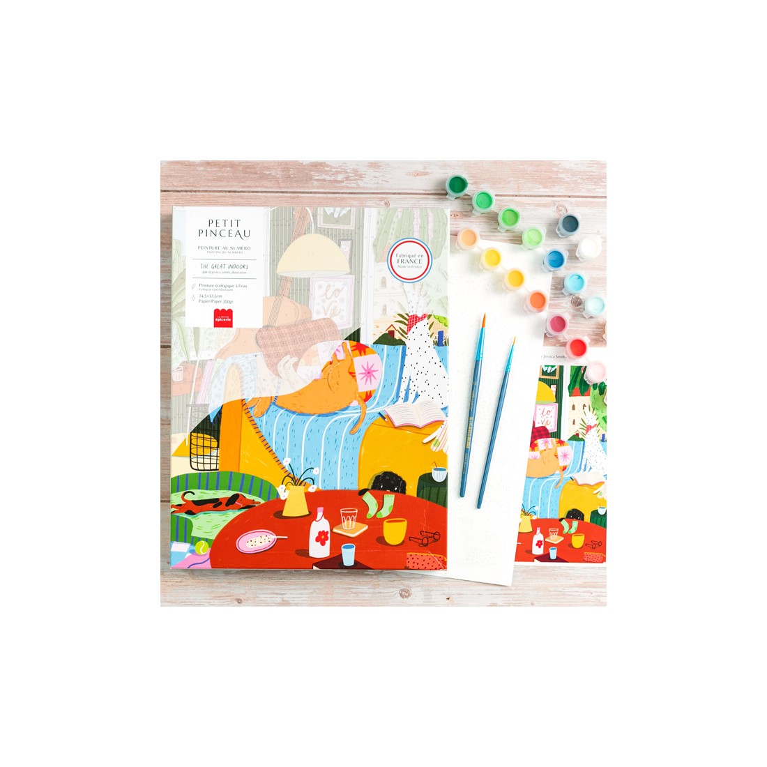Kit de peinture au numéro The great indoors