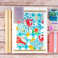 Kit de diamond painting - Citrus and lobster La petite épicerie