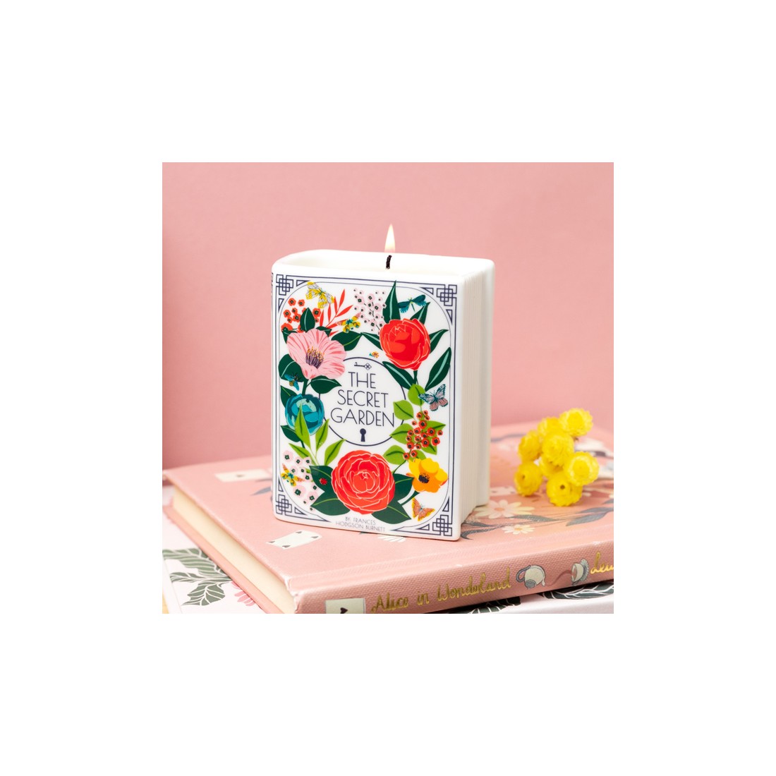 Bougie parfumée livre - The secret garden