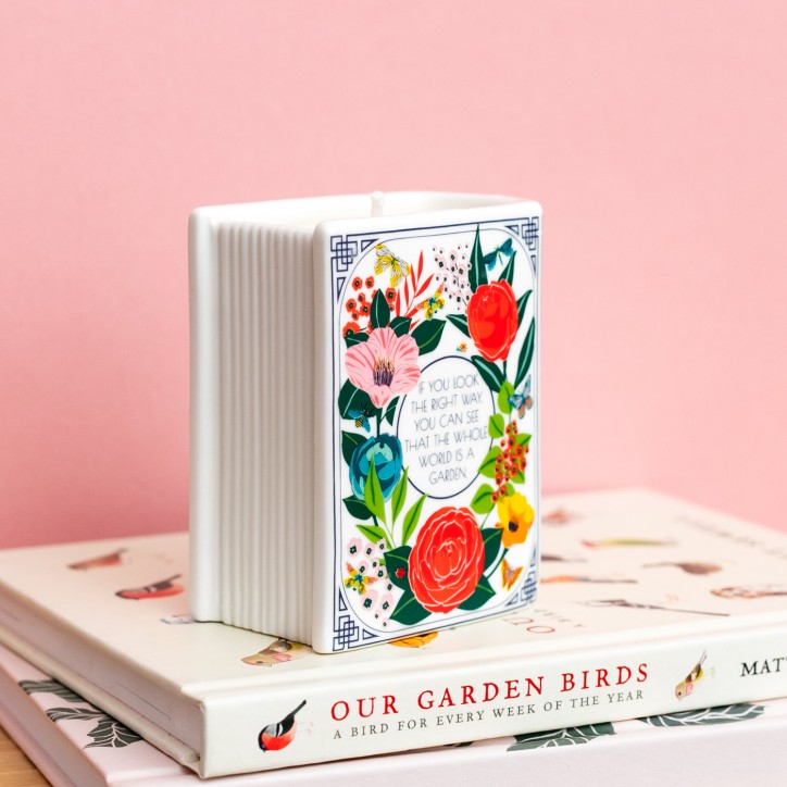 Bougie parfumée livre - The secret garden - Steel mill co