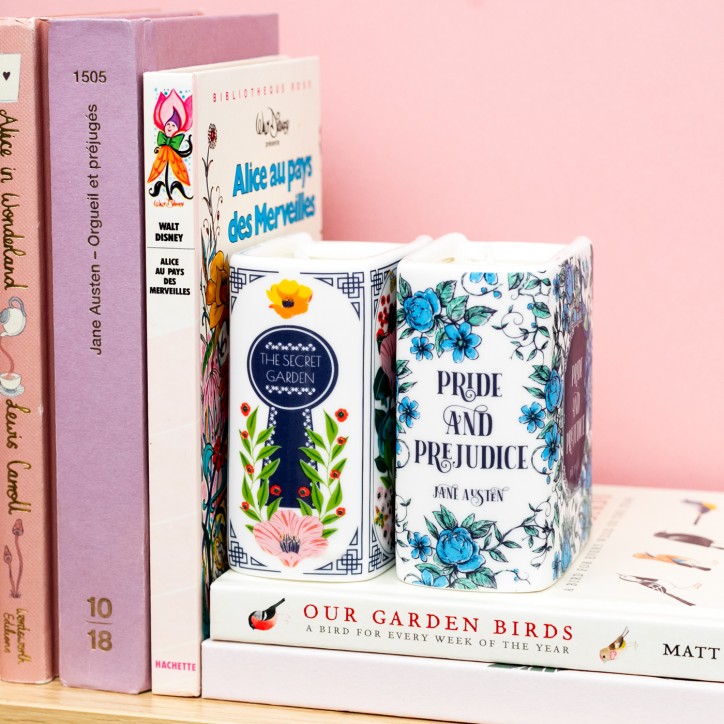 Bougie parfumée livre en céramique - Pride and prejudice