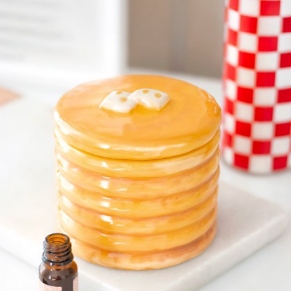 Brûle-parfum en céramique - Pancakes